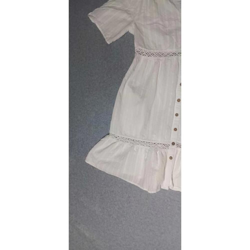 Knox Rose Button Up Sundress Womens Size Small White Lace Cottagecore Boho... - Picture 6 of 12